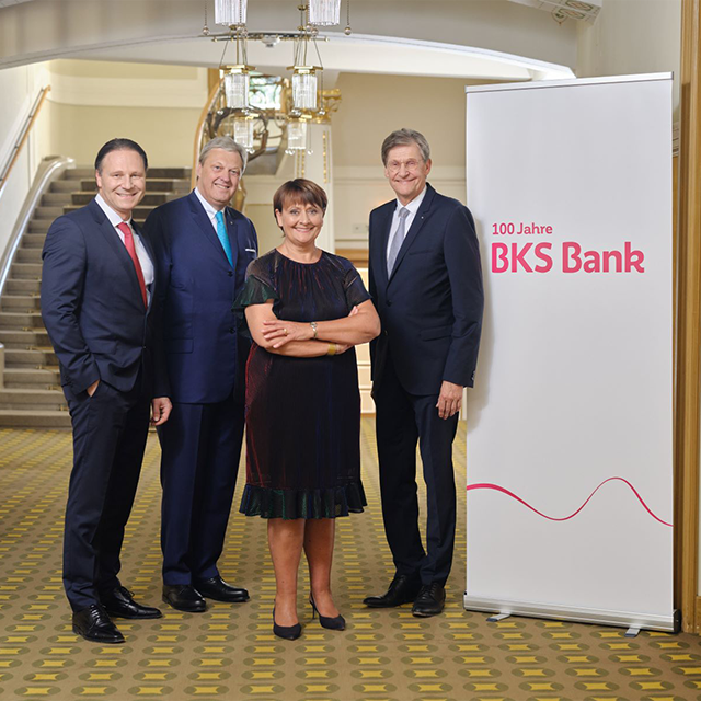 <h2>BKS Bank <strong>praznuje 100 let</strong></h2>