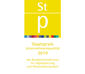 Logo Staatspreis für Unternehmensqualität