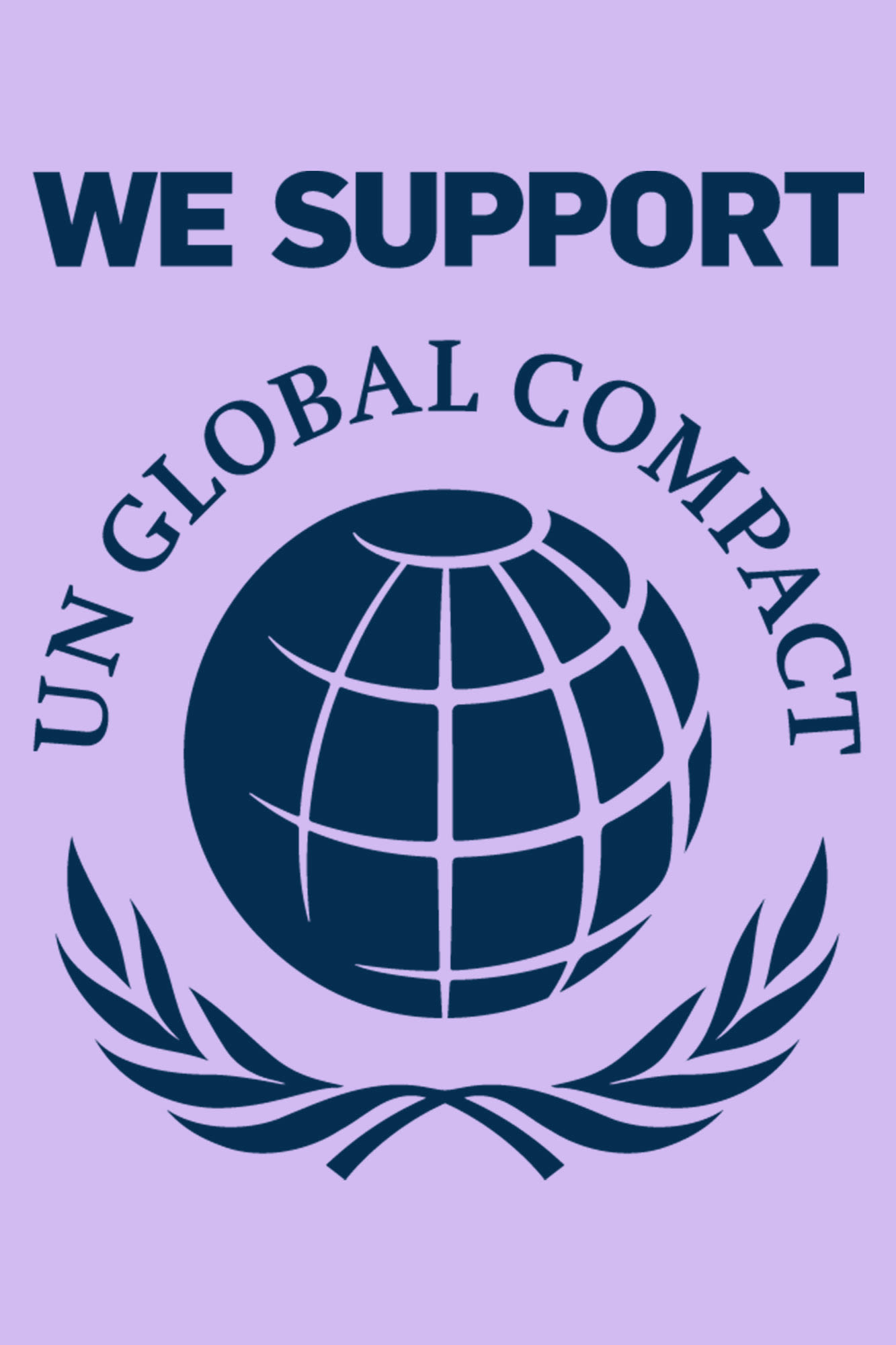 Zemljevid sveta z omrežnimi povezavami - Banka BKS podpira globalni dogovor ZN